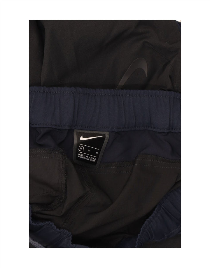 NIKE Herre tilspidsede Cargo-bukser Medium W32 L27 Sort Colourblock