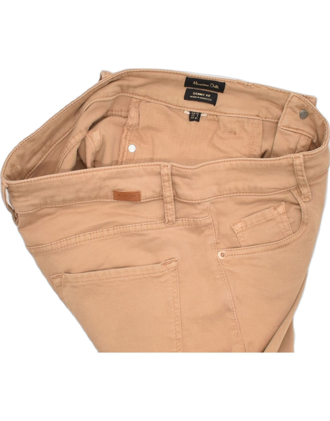 MASSIMO DUTTI Womens Skinny Jeans EU 40 Medium W30 L27 Brown Cotton | Vintage | Thrift | Second-Hand | Used Clothing | Messina Hembry 