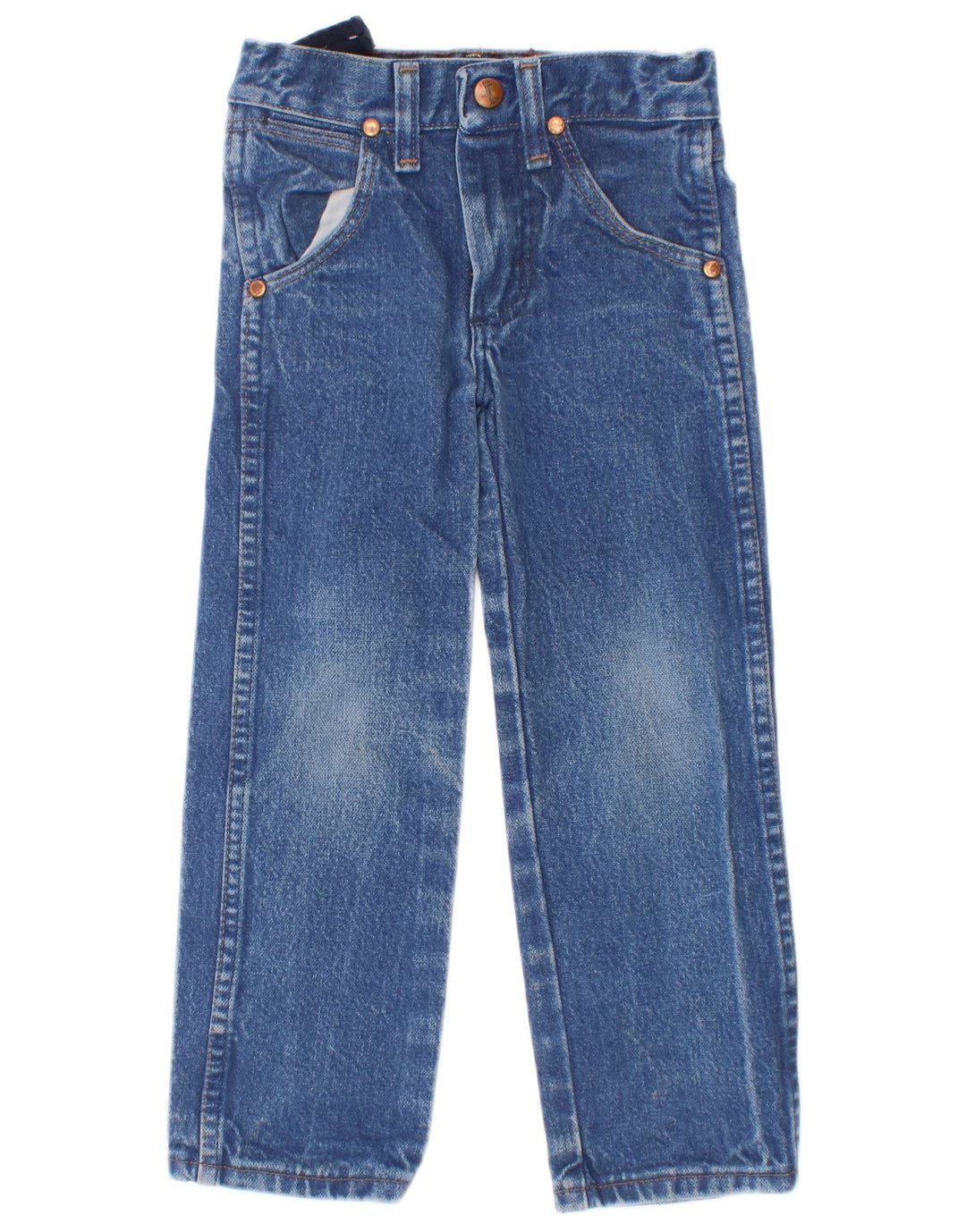 Wrangler Boys Slim Jeans 3-4 år W20 L14 Blå Bomuld
