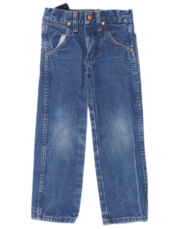 Wrangler Boys Slim Jeans 3-4 år W20 L14 Blå Bomuld