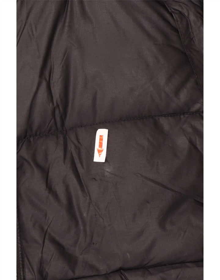 The North Face Herre hættepolstret jakke UK 36 Lille sort nylon