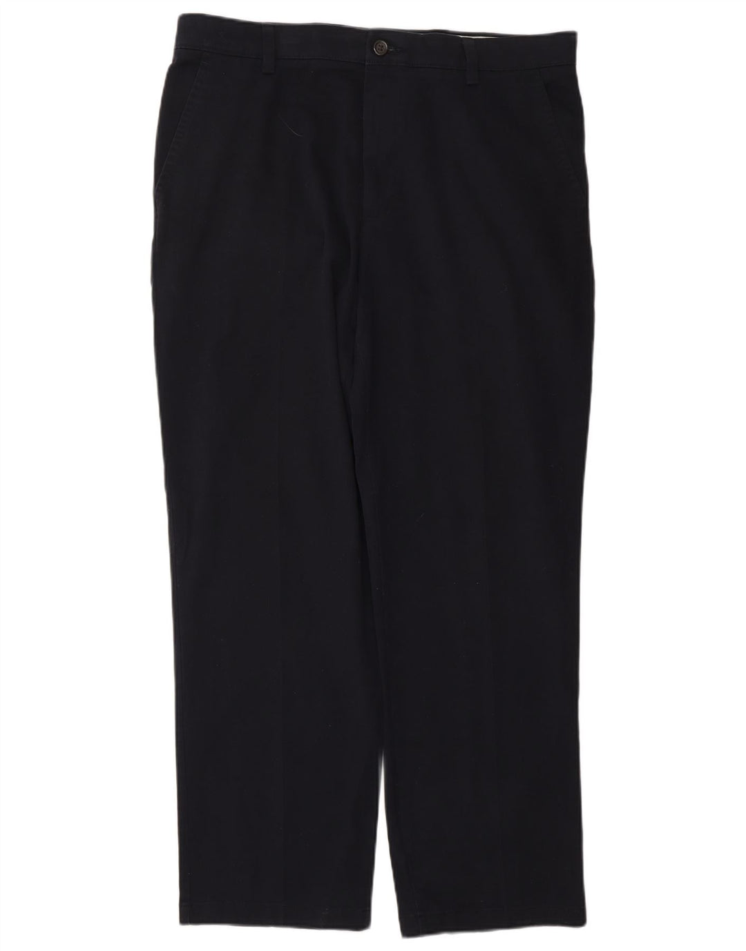 DOCKERS Herre Classic Fit Chino Bukser W34 L30 Marineblå Bomuld Classic