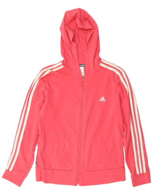Adidas Dame Hættetrøje Sweater UK 18 XL Pink Bomuld