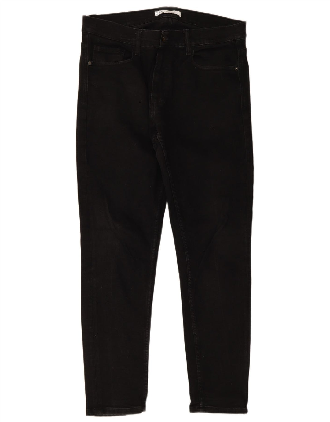 Zara Herre Slim Jeans EU 46 XL W36 L30 Sort