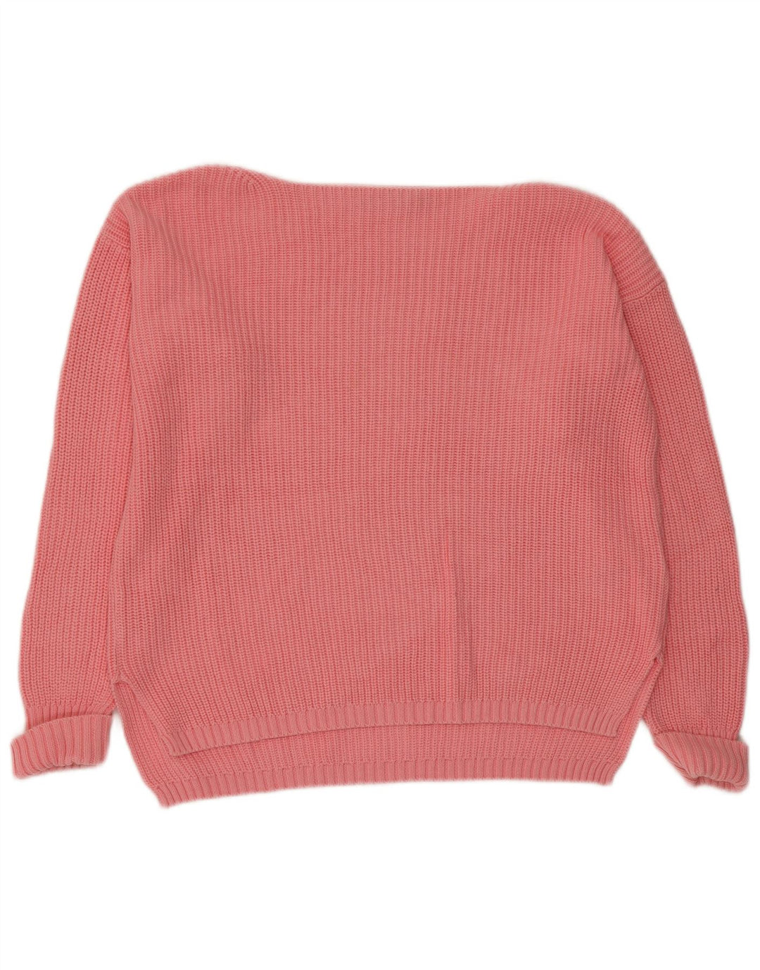Marks & Spencer Dame Oversized Boat Neck Jumper Sweater UK 10 Small Pink