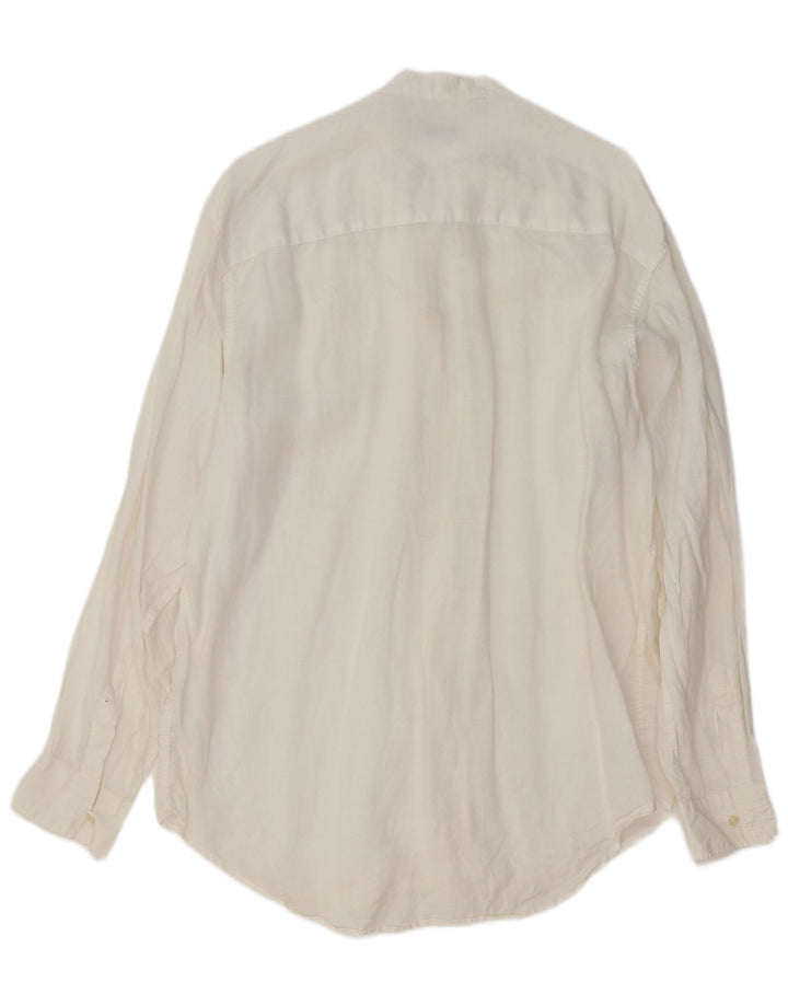 ERMENEGILDO ZEGNA Herreskjorte Medium Hvid Linned