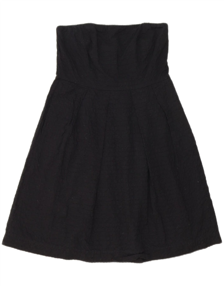 J. CREW Womens Strapless Dress US 10 Large Black Cotton Vintage J. Crew and Second-Hand J. Crew from Messina Hembry 