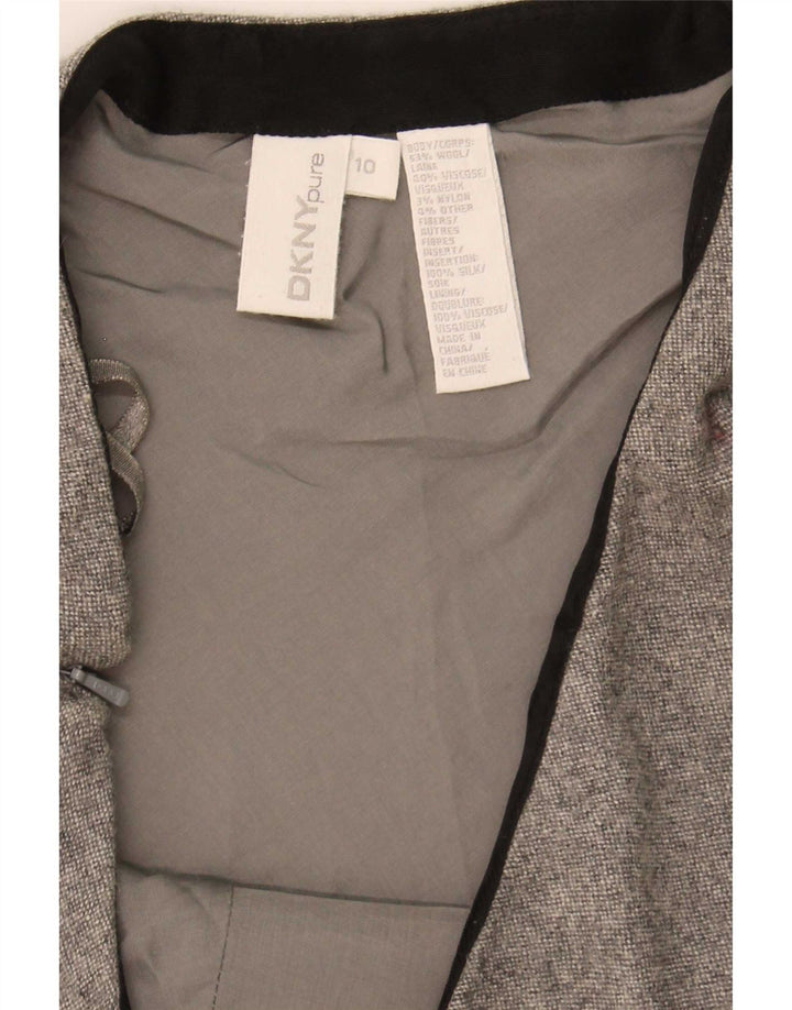 Dkny Dame A-Line Nederdel US 10 Large W32 Grå Uld