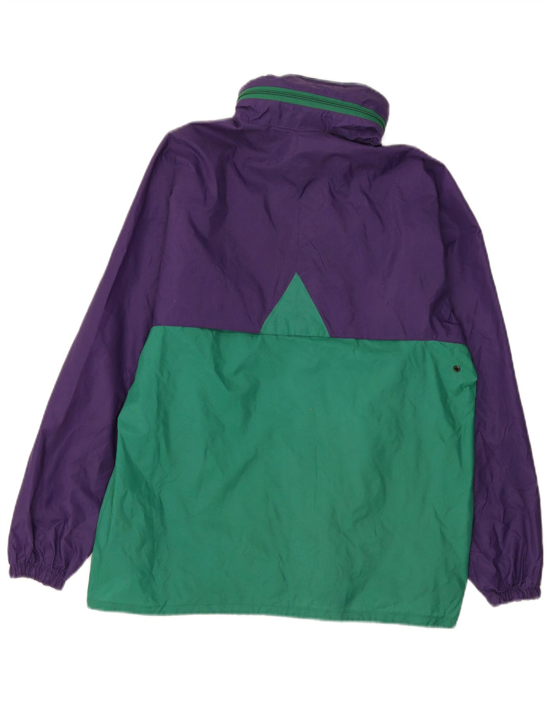 K-Way Regnjakke med hætte til mænd UK 38 Medium Lilla Colourblock Polyamid