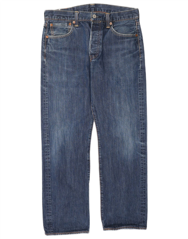 Levi's Straight Jeans til mænd W32 L30 blå bomuld