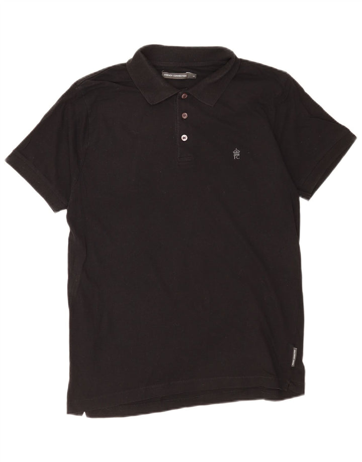 French Connection Herre poloshirt Medium Sort Bomuld