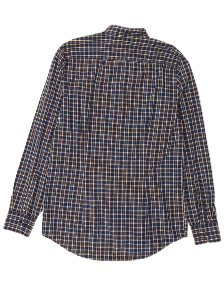Tommy Hilfiger Herre Slim Fit skjorte Medium Blue Check