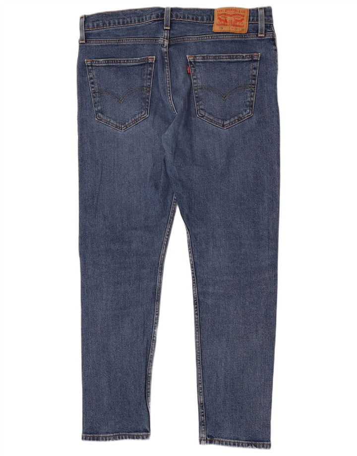 Levi's Herre 512 Slim Jeans W34 L30 Blå Bomuld