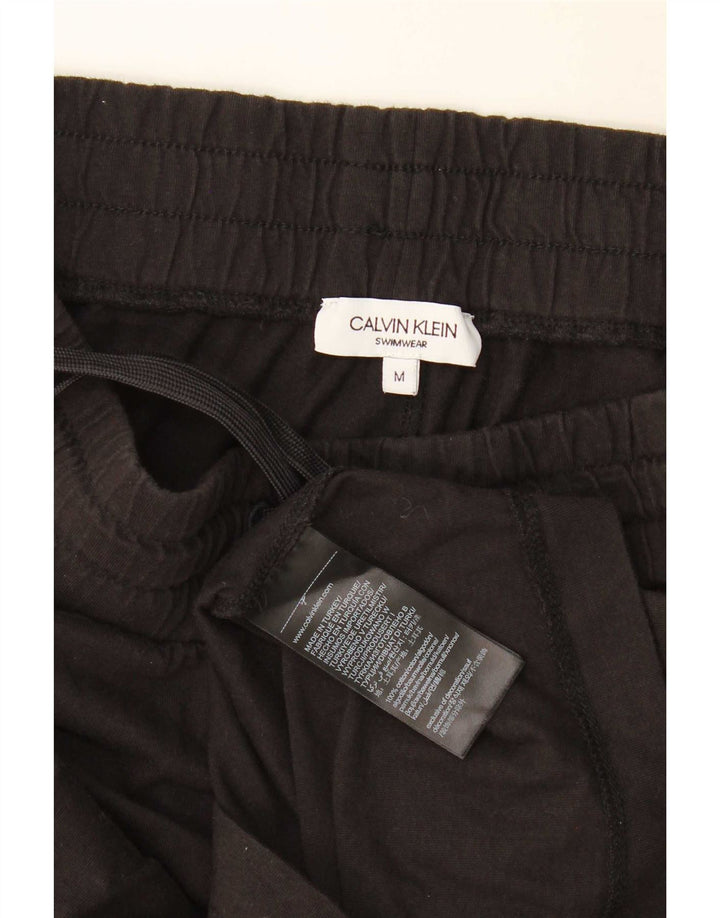 Calvin Klein Herre grafiske svømmeshorts Medium Sort Bomuld