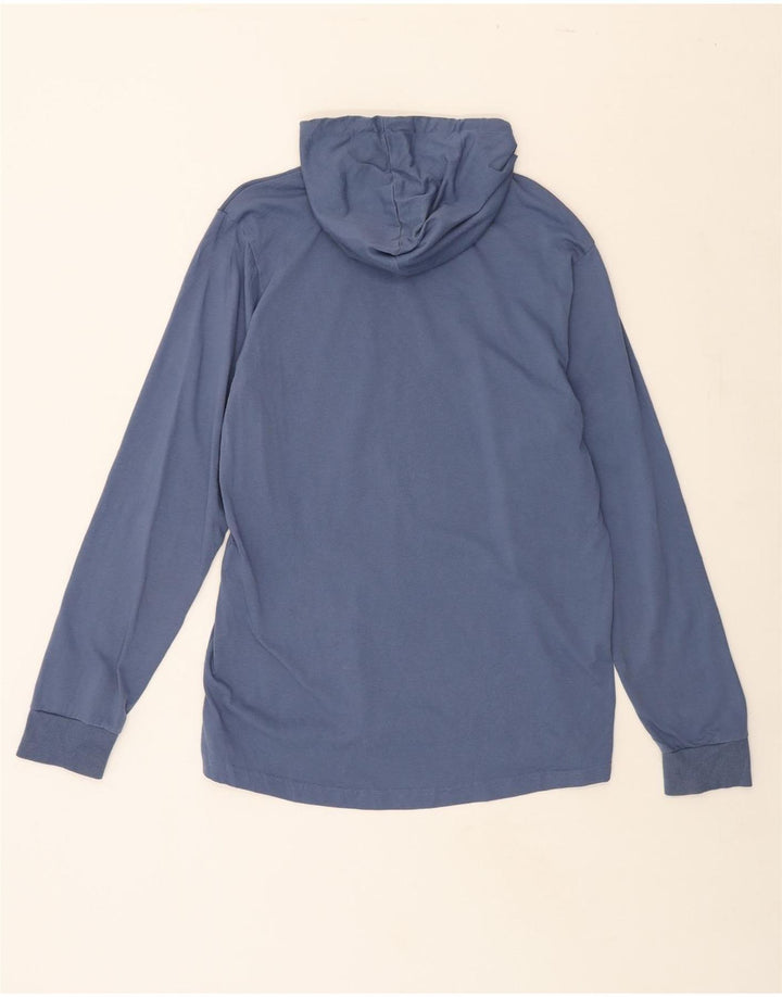 ADIDAS Mens Hoodie Jumper Large Blue Vintage Adidas and Second-Hand Adidas from Messina Hembry 