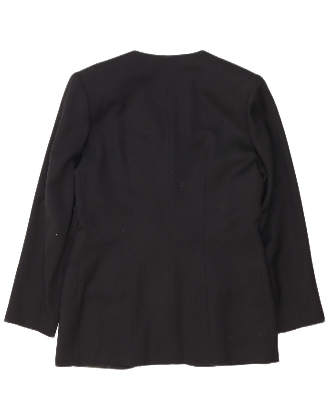 Marina Babini Dame Dobbeltradet Blazer Jacket IT 44 Medium Sort Uld