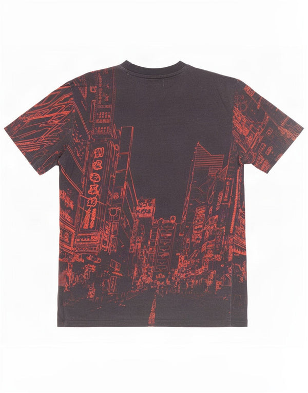Guess drenge grafisk t-shirt top 11-12 år marineblå bomuld