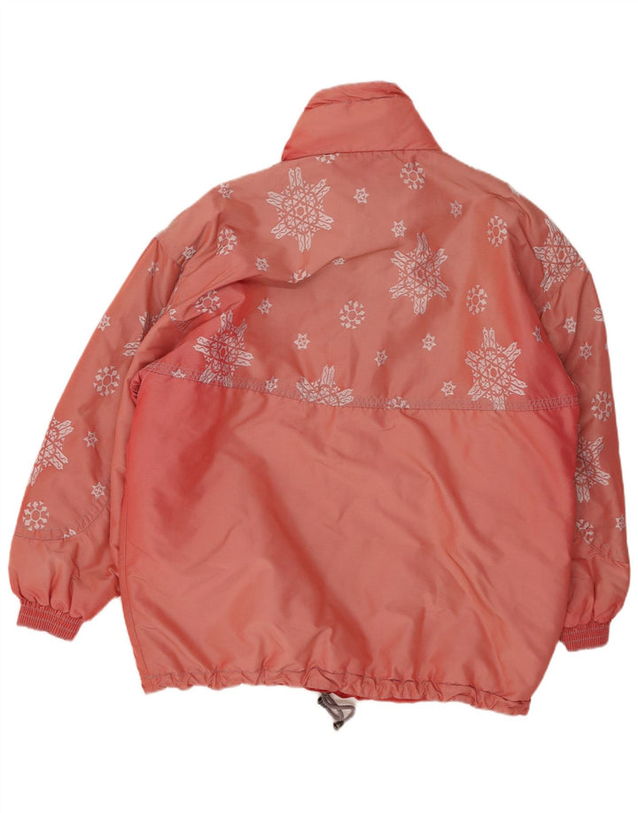 RODEO Herre Anorak Jacket UK 42 XL Pink Geometrisk Polyester