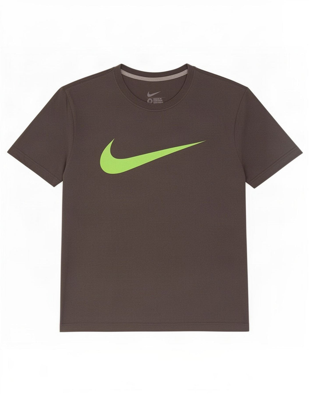 Nike Herre Regular Fit grafisk T-shirt top mellemgrå bomuld