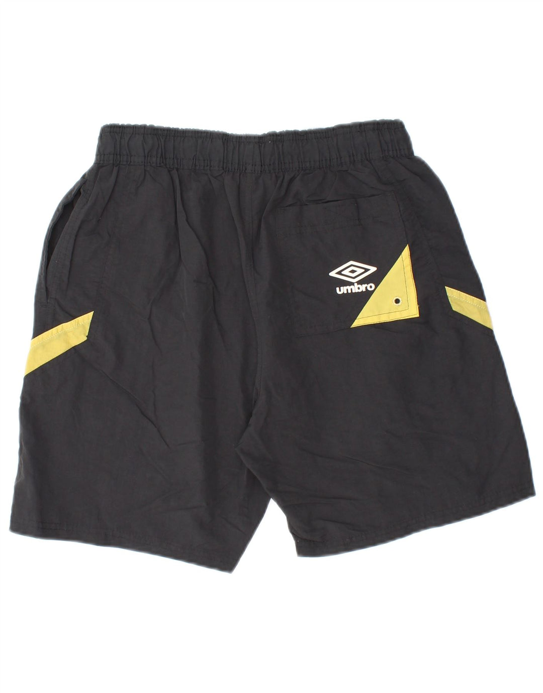 UMBRO Mens Swimming Shorts Medium  Black Colourblock Polyamide