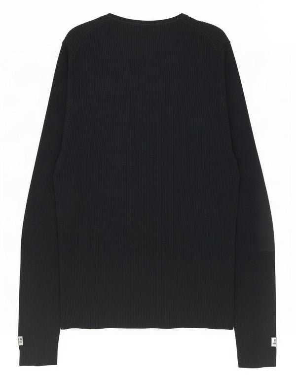 Zara Herre Top Langærmet Stor Sort Viscose