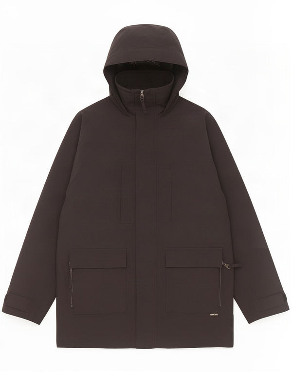 Murphy & Nye Herre Gore-Tex Regnfrakke med hætte UK 38 Medium Navy Blue