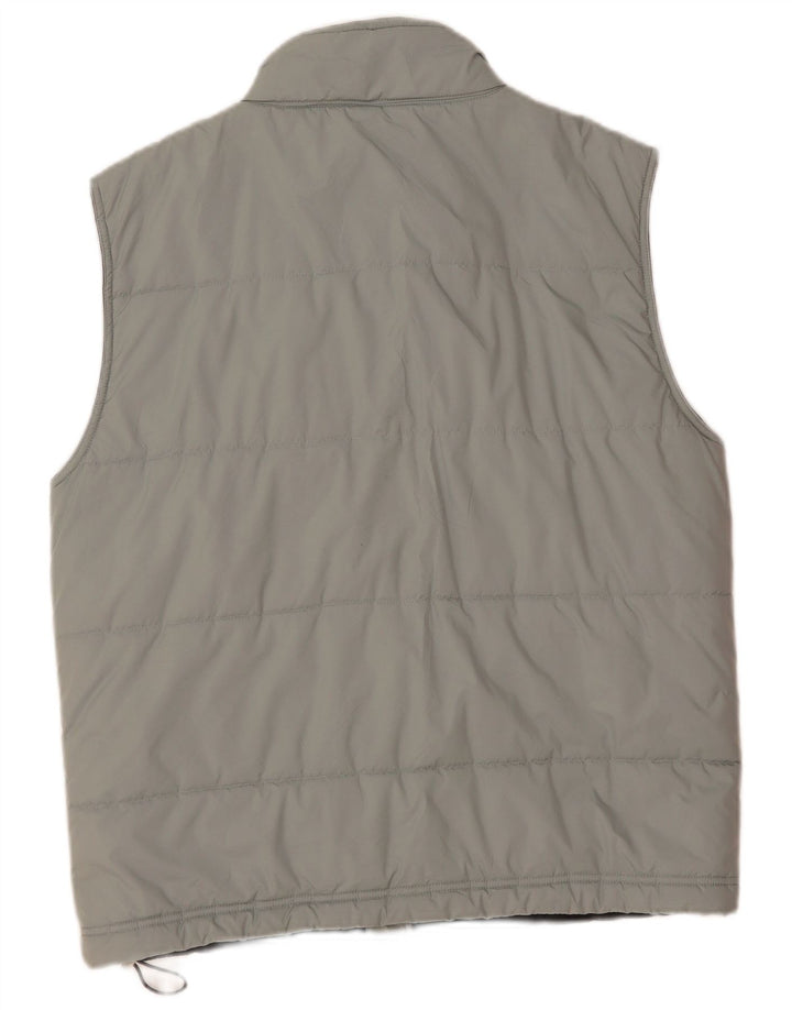 Reebok Herre polstret Gilet UK 36 lille grå polyester