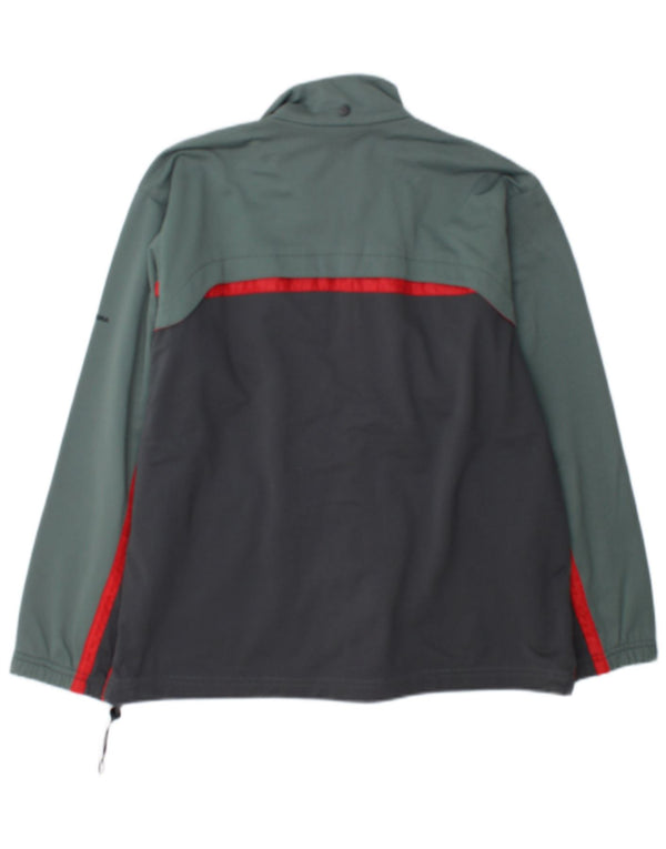 Diadora Boys træningsdragt topjakke 14-15 år Grøn Colourblock Polyester