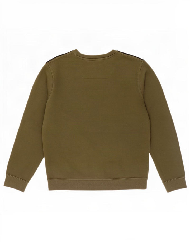 Nike Sweatshirt Jumper til mænd Large Khaki Colourblock Bomuld