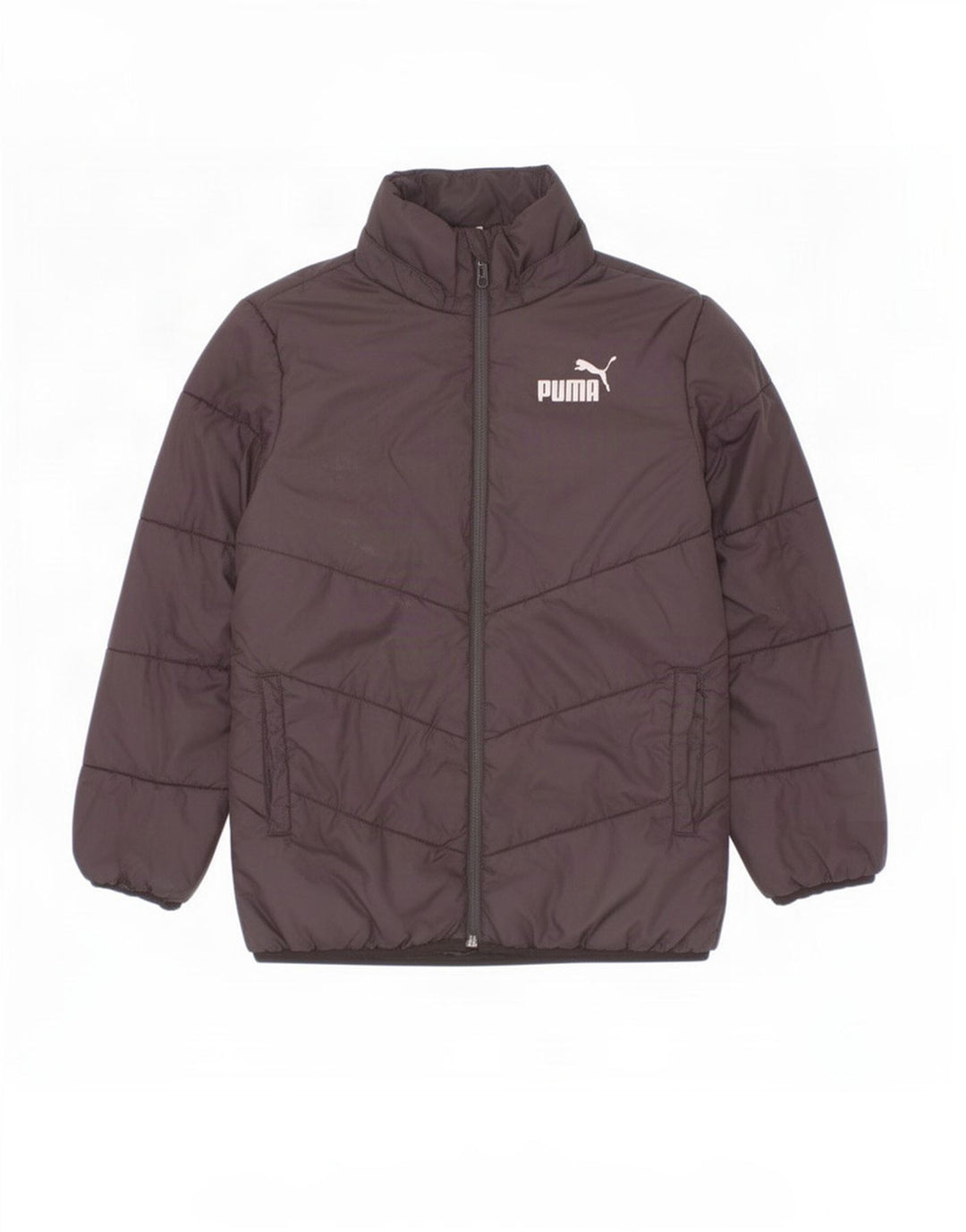 Puma drenge grafisk polstret jakke 9-10 år sort polyester