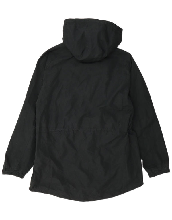 Mountain Essentials Herre Hooded Windbreaker Coat UK 40 Large Black