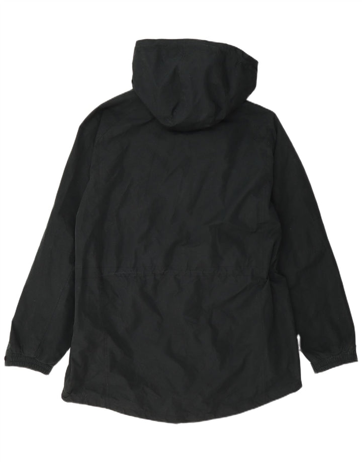 Mountain Essentials Herre Hooded Windbreaker Coat UK 40 Large Black