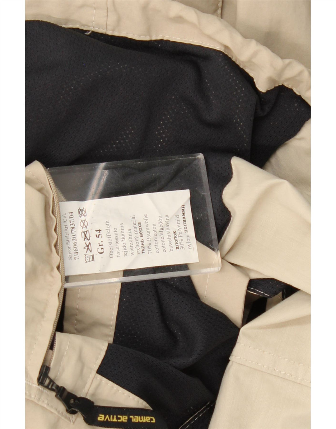 CAMEL ACTIVE Herre Utility Gilet EU 54 XL Beige Bomuld