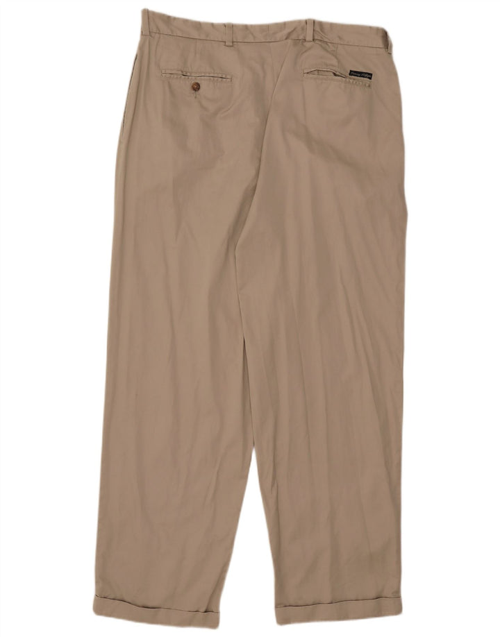 Tommy Hilfiger Herre Pegged Chino Bukser W38 L32 Beige Bomuld