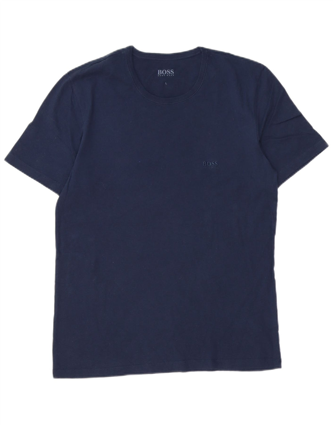 HUGO BOSS Herre T-Shirt Top Stor Marineblå Bomuld