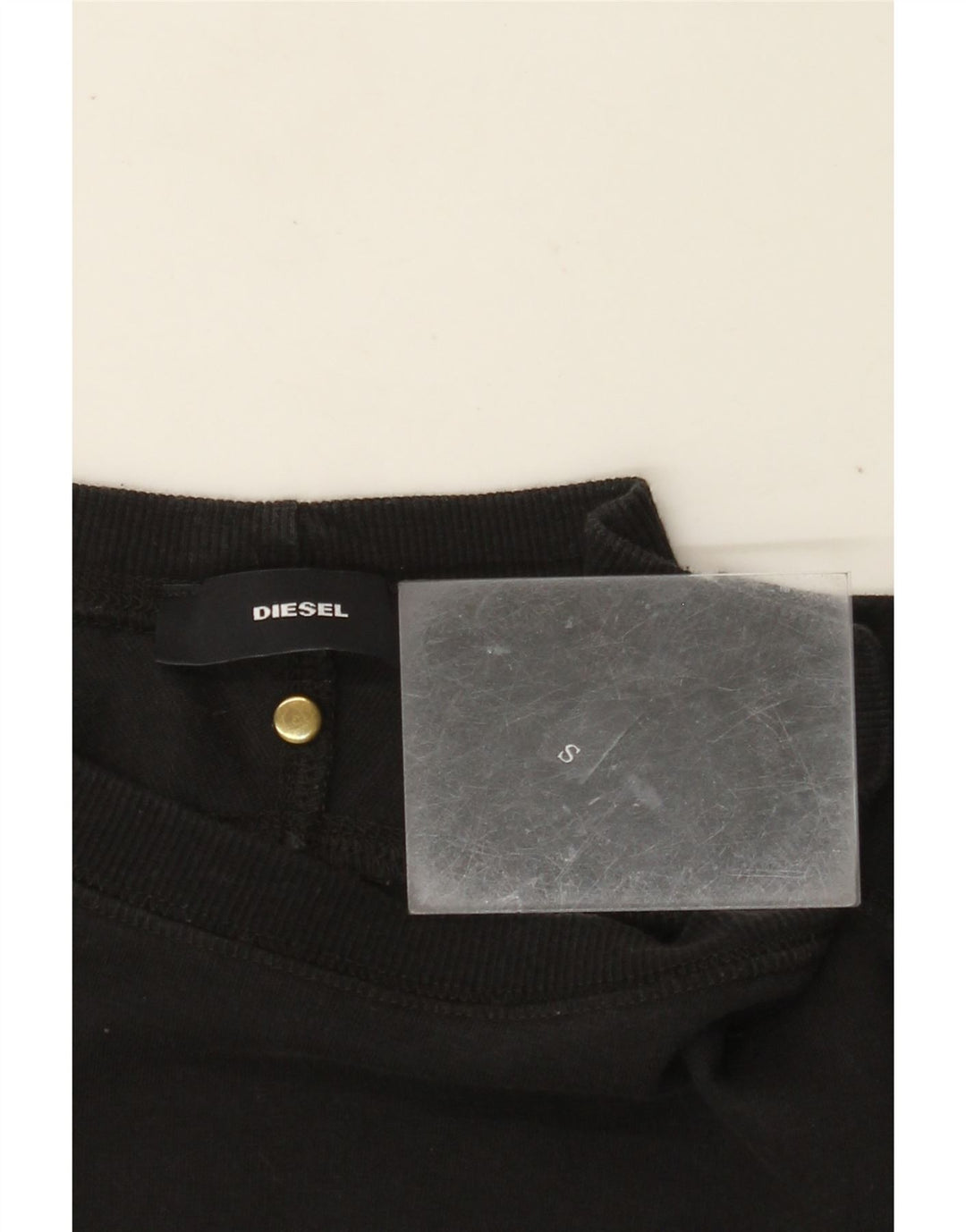 DIESEL Herre Grafisk Sweatshirt Jumper Lille Sort