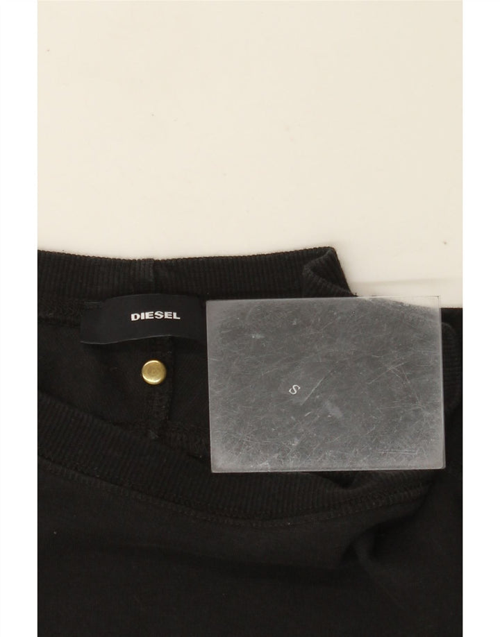 DIESEL Herre Grafisk Sweatshirt Jumper Lille Sort