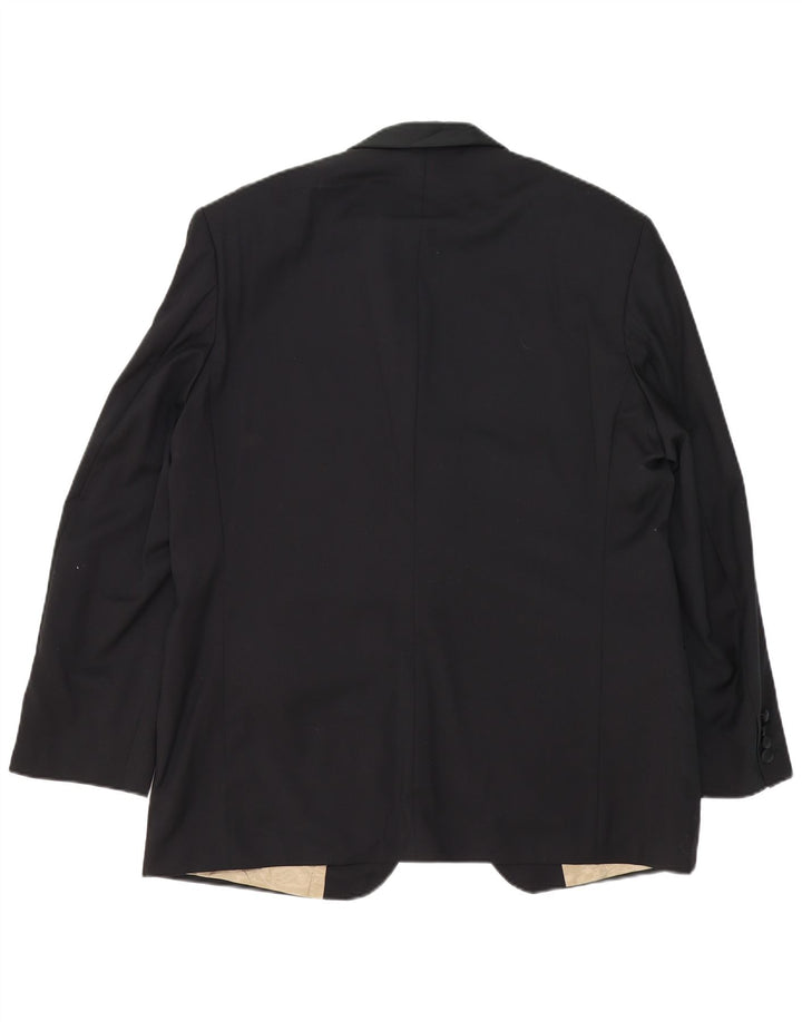 Marks & Spencer Herre 1-knap blazerjakke UK 40 Medium Sort Uld