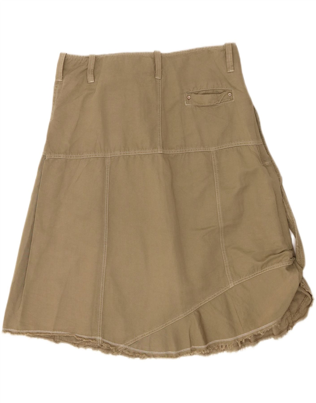 Gaudi Dame Cargo Nederdel EU 44 XL W36 Khaki Bomuld