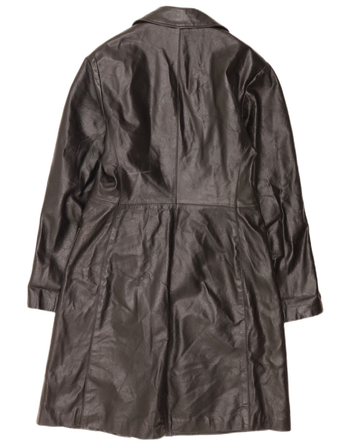 Vintage læderfrakke til kvinder IT 46 Large Black