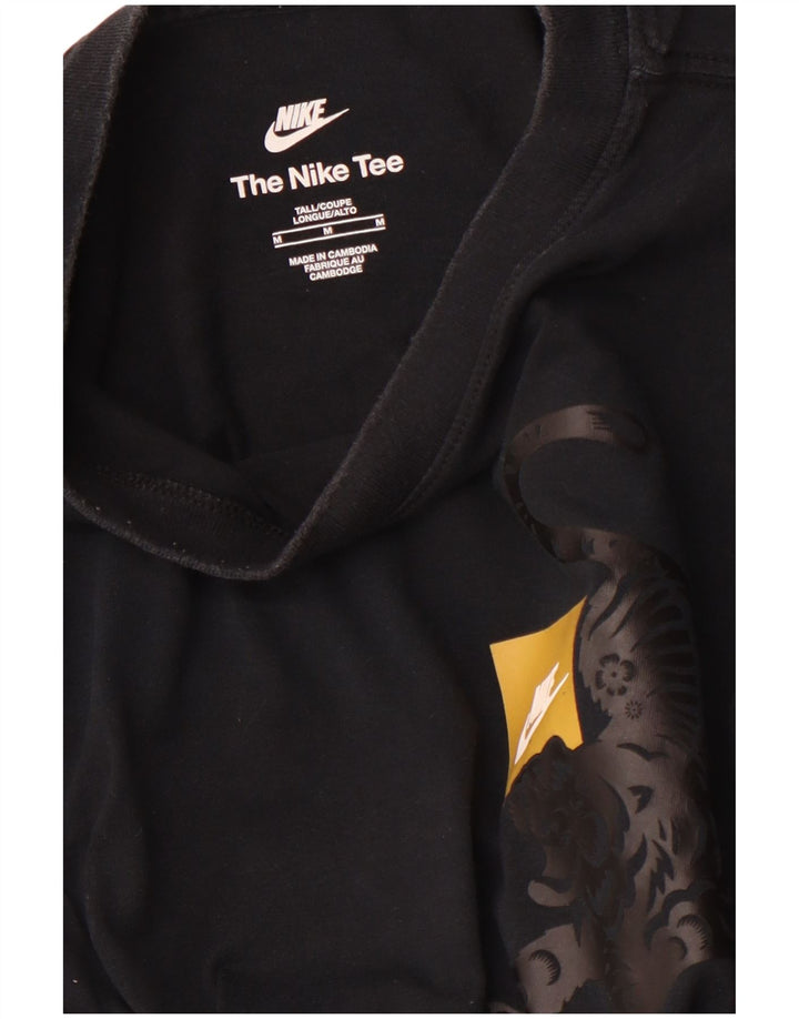 NIKE Herre høj grafisk T-shirt top mellem sort