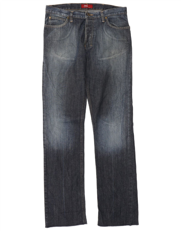 Zara Dame Straight Jeans EU 40 Medium W30 L33 Blå