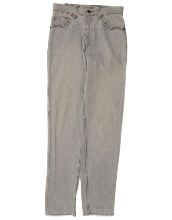 Levi's Womens 610 højtaljede koniske jeans W28 L32 blå bomuld