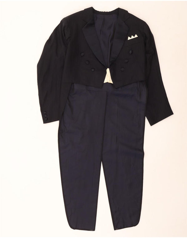 Vintage herre 3-knaps blazerjakke UK 38 Medium Navy Blue Colourblock