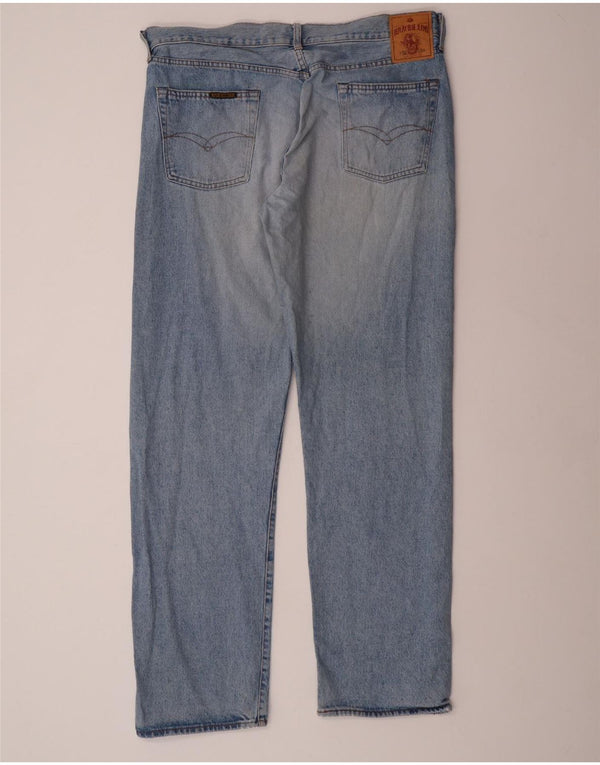 REPLAY Herre Straight Jeans W40 L34 Blå Bomuld