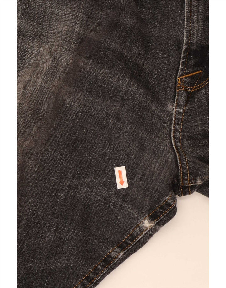 Marks & Spencer Herre Blue Harbor Straight Jeans W36 L25 Grå