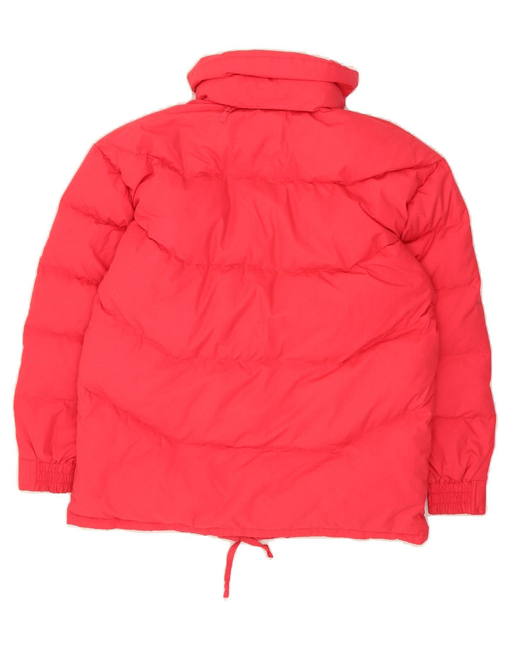 SAN FELICE Womens Padded Jacket UK 12 Medium  Red Vintage San Felice and Second-Hand San Felice from Messina Hembry 