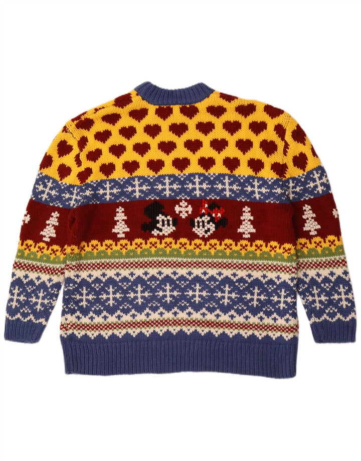 Zara Herre Mickey Mouse Jumper Sweater med rund hals Medium Flerfarvet