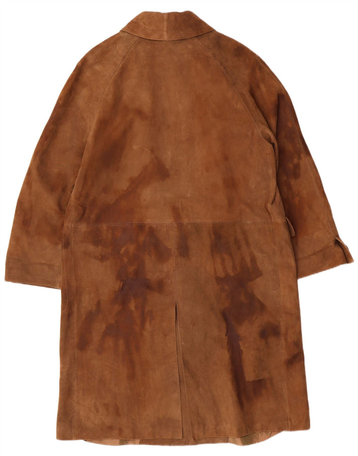 STRONG & FISHER LTD Vintage ruskindsfrakke til kvinder UK 18 XL Brun Klassisk