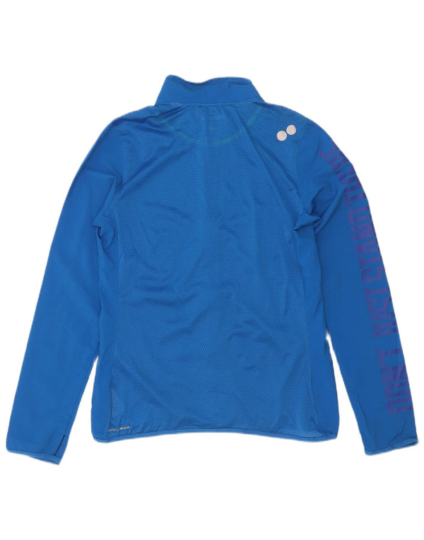 Reebok Boys Grafisk træningsdragt topjakke 9-10 år Lille blå polyester